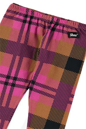 Leggings in tartan SHOE | LILY04-MFUCSIA NERO
